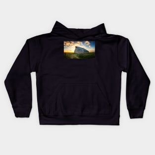 Barn at Sunset Kids Hoodie